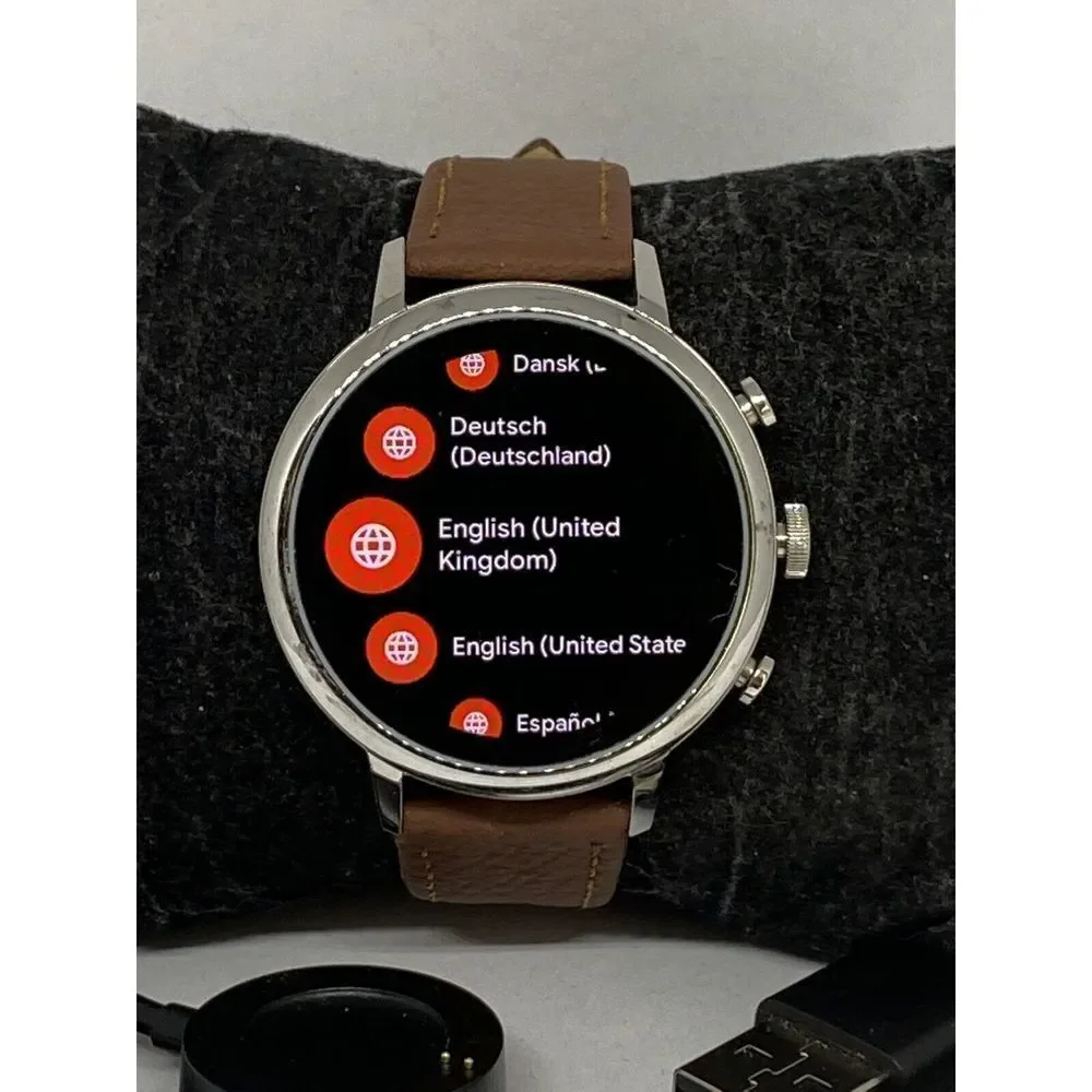 Fossil Gen 4 Authentic Digital Dial Smart Watch Custom Band FTW6017 LT314